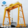 Compact Design High Performance Double Girder Gantry Crane 80Ton